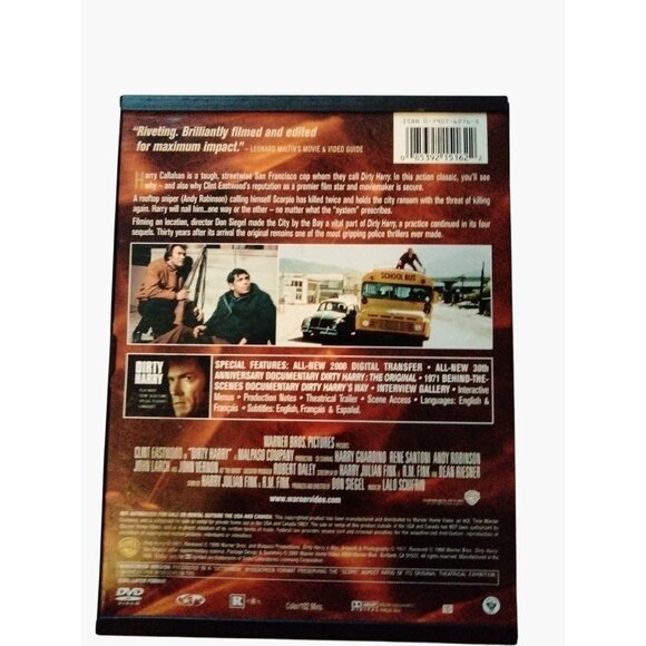 Dirty Harry DVD Clint Eastwood Movie 1971 - Picture 4 of 7